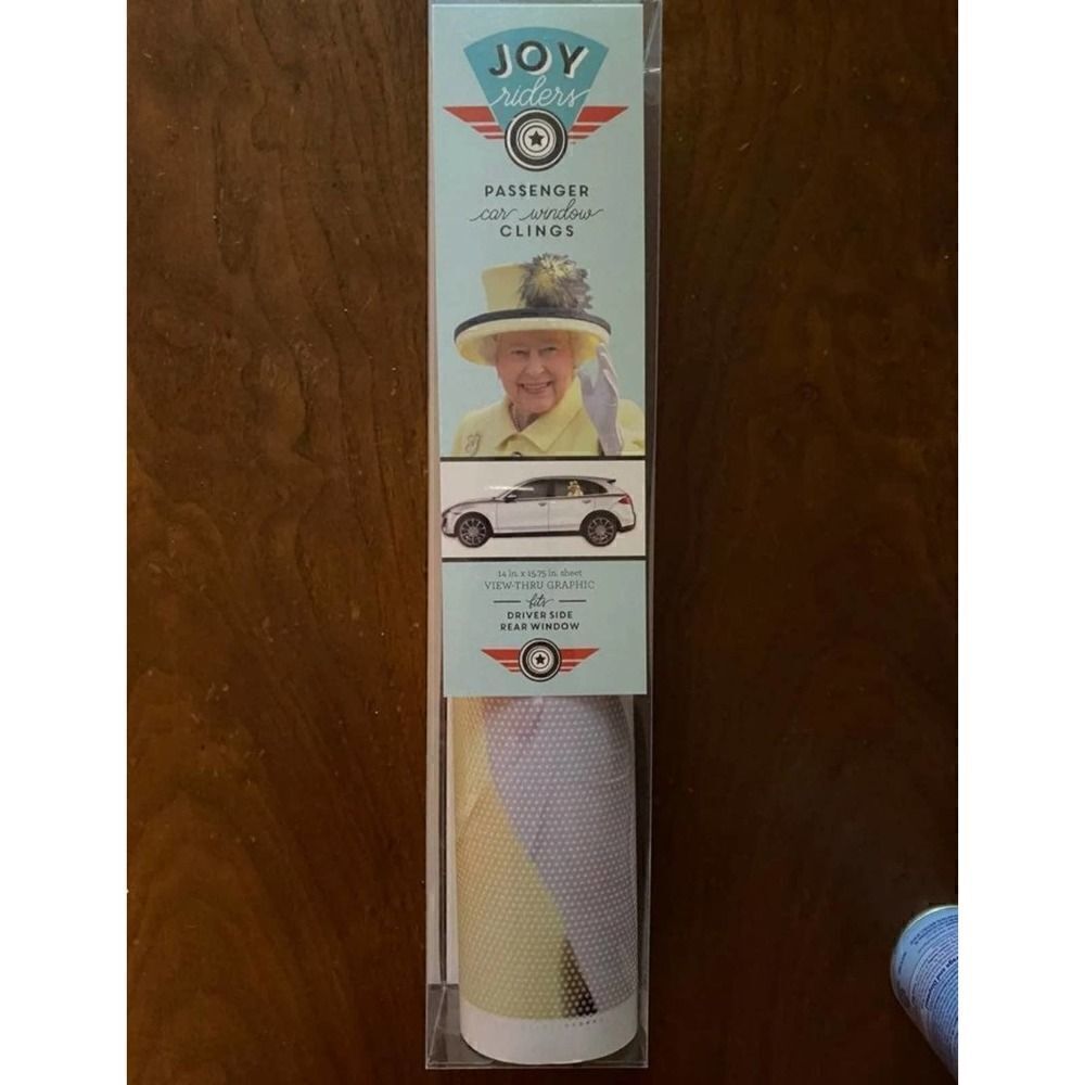 Joy Riders Car Window Cling The Queen